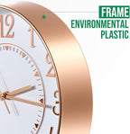 Wall Clock Modern Non-Ticking Battery Operated Silent Wall Clocks Simple Style - Image 4