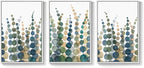 Framed Coastal Wall Art for Living Room, Large Modern Watercolor Botanical - Image 2