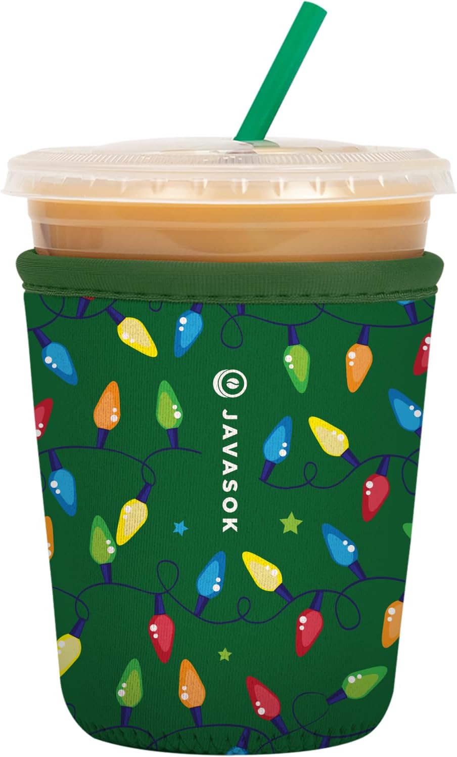 Sok It JavaSok Iced Coffee & Cold Soda Insulated Neoprene Cup Sleeve (Get Lit, Small: 16-20oz)