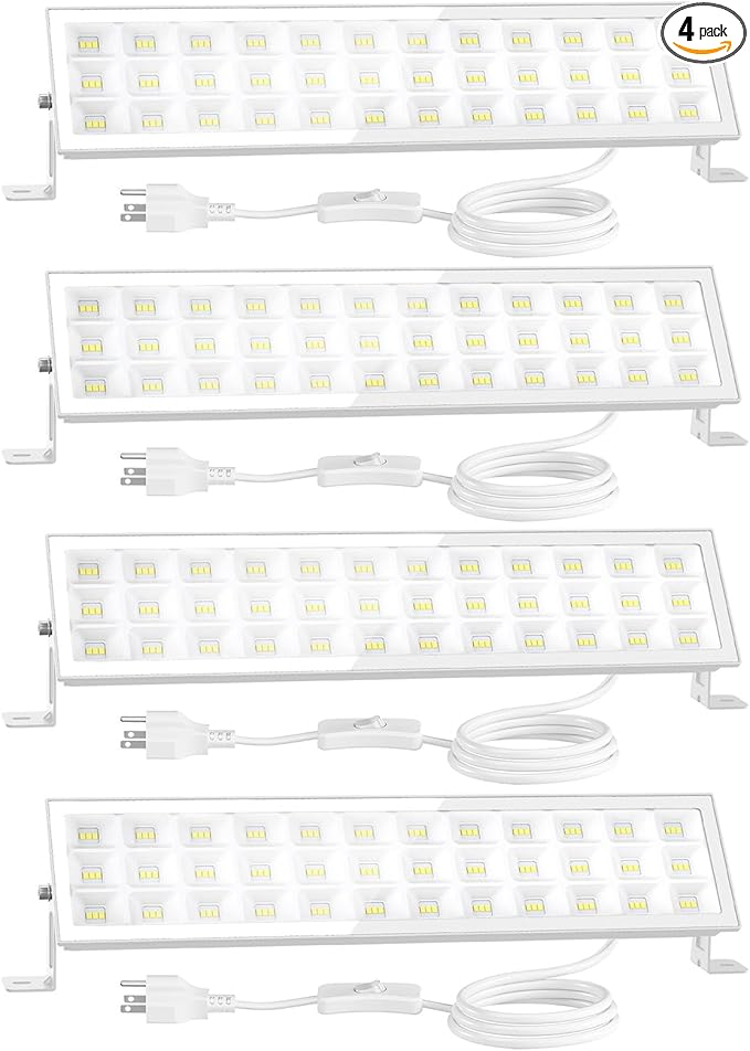 Onforu 100W 4Pack LED Shop Lights, 14000lm Shop Lighting by Onforu