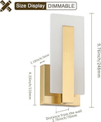 Joosenhouse Modern LED Wall Sconce Set of 2, Dimmable Hardwired Bathroom Vanity - Image 6