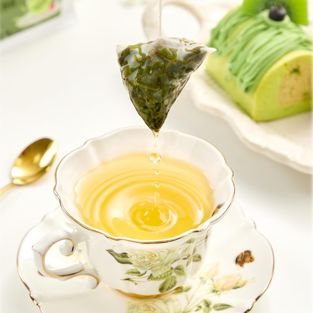 XIEJINJI Oolong Tea - Tieguanyin Tea Bags, Pyramid Teabag, Whole Leaf, 3.2g x 40 Count