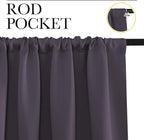 NICETOWN Living Room Curtains, 1 Pair, 70 x 84-inch, Home Decorations Thermal - Image 2