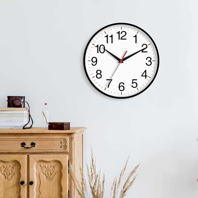 Rohioue 18 Inch Wall Clock, Modern Battery Operated Wall Clocks, Silent Non - Image 7