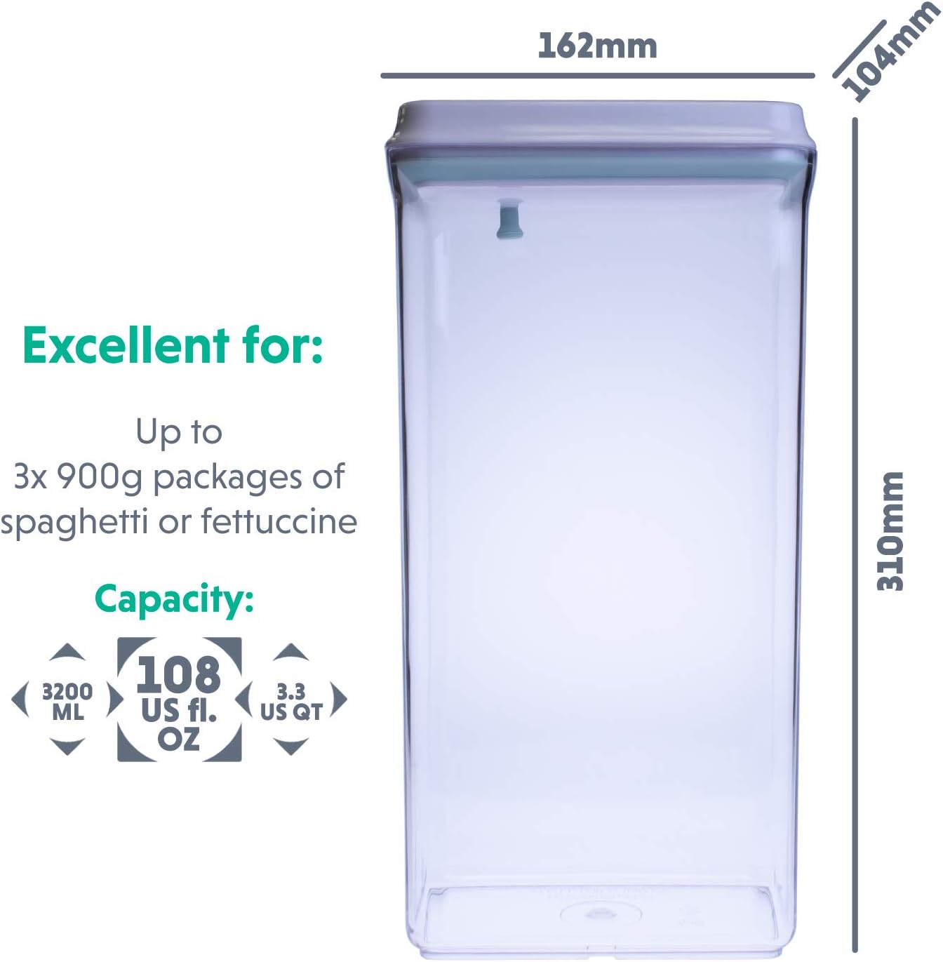 Bop Top | Airtight Meal Prep Containers with Lids | Food Storage Container Sets | Snack and Overnight Oats Fridge Organizer | Pantry and Kitchen Organization