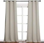 NICETOWN Room Darkening Curtain Panels 90 inches Long, Privacy Draperies - Image 2