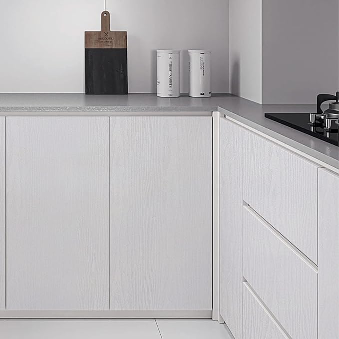 Heroad Peel and Stick Wallpaper 17.5" x 393" Wood Contact Paper Wood Wallpaper - Image 6