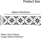 HOMETITUTE Wallpaper Border 4x196 Inch Peel and Stick Wall Border Wallpaper - Image 5