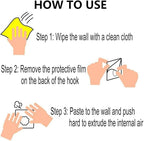 Jwxstore 24 Pack Self Adhesive Hooks Heavy Duty - 33lb Max - Image 7