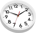 AKCISOT Wall Clock, Modern Small Wall Clocks Battery Operated 8 Inch, Silent - Image 9