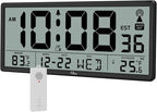 WallarGe Atomic Clock with Indoor Outdoor Temperature by WallarGe