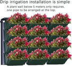 Self-Watering Wall Mounted Planter Set, Indoor and Outdoor Vertical Planter - Image 4