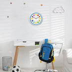 XFM Large Kids Wall Clock 16 Inch Silent Non Ticking Quartz Battery Operated - Image 5