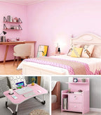 197"x17.7" Pink Wallpaper Solid Color Peel and Stick Wallpaper Pink Contact - Image 4