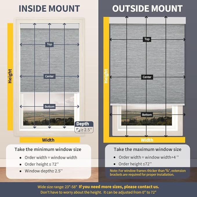 Motorized Smart Blinds With Remote, Grasscloth Fabric Roller Shades With - Image 6