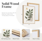 3 Piece Large Framed Abstract Boho Wall Art - Image 4