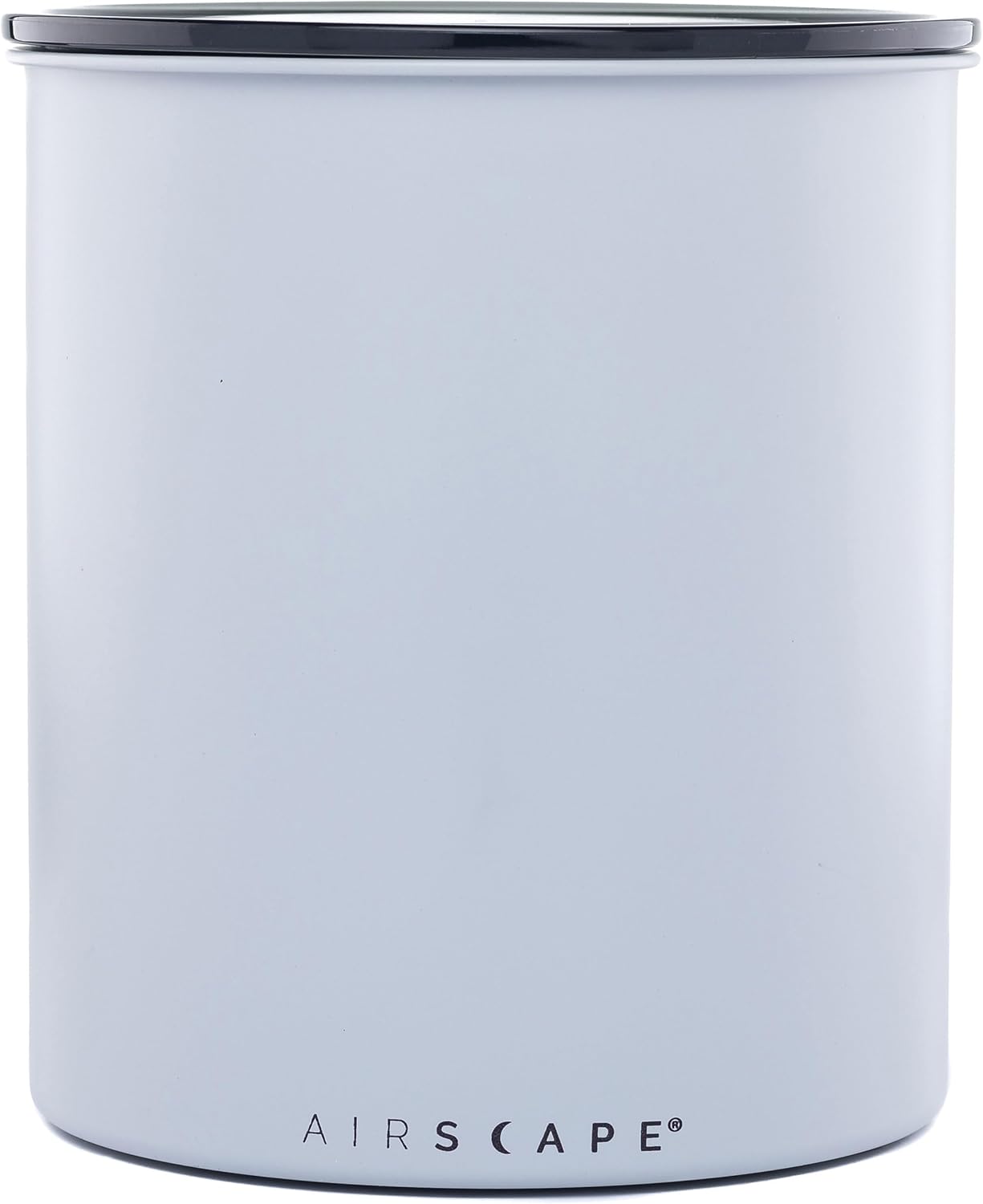 AirScape Planetary Design Kilo Coffee Storage Canister - US Patented Inner Plunger Lid Removes Excess Oxygen - Don't Buy airtight, Buy AIR-Less - Holds 2.2 lbs Coffee Beans - (Matte Gray)