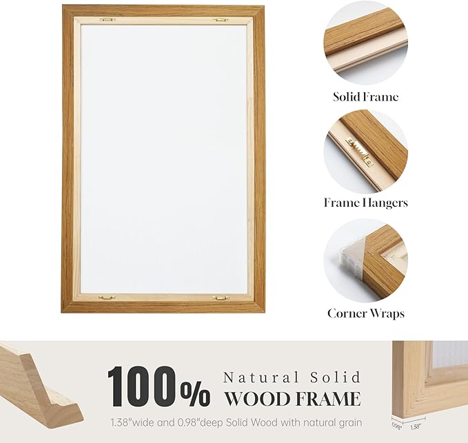 Framed Vintage Landscape Wall Art - Image 6