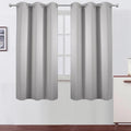 LEMOMO Light Grey Blackout Curtains 38 x 63 Inch Length/Set of 2 Curtain by Lemomo
