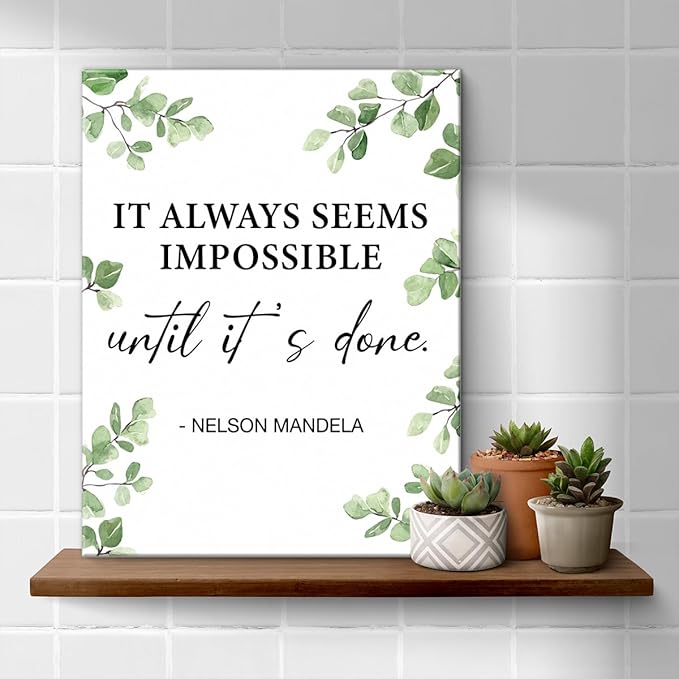 Inspirational Wall Art Motivational Painting Wall Decor - Image 4