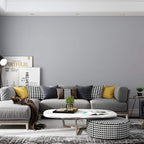 practicalWs Gray Self-Adhesive Wallpaper Removable Film Stick Paper Easy to - Image 3