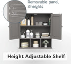 TaoHFE Grey Bathroom Cabinet, Bathroom Wall Cabinet - Image 8