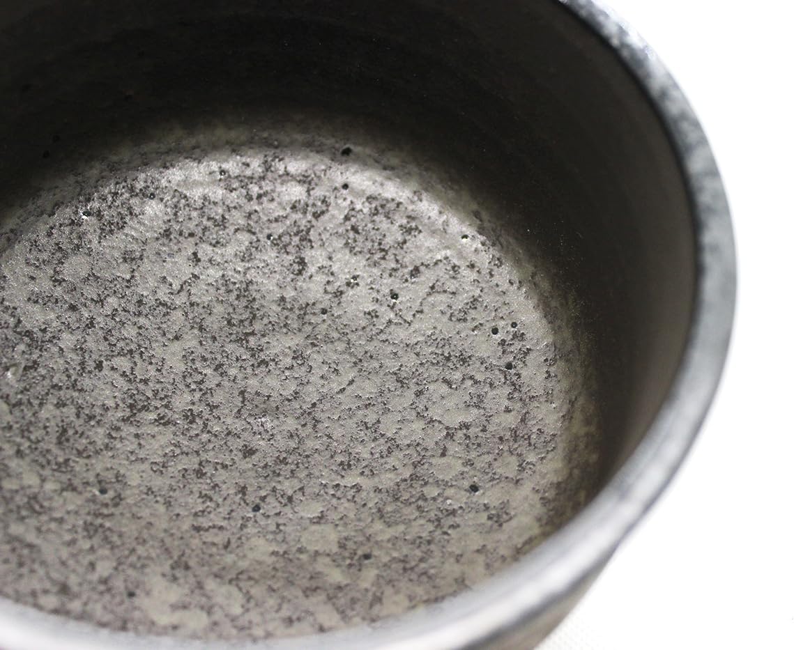 Japanese Traditional Handcrafted Mino Matcha Chawan Tea Bowl Cup Ceremony Tableware Pottery (Gin Kesshou)