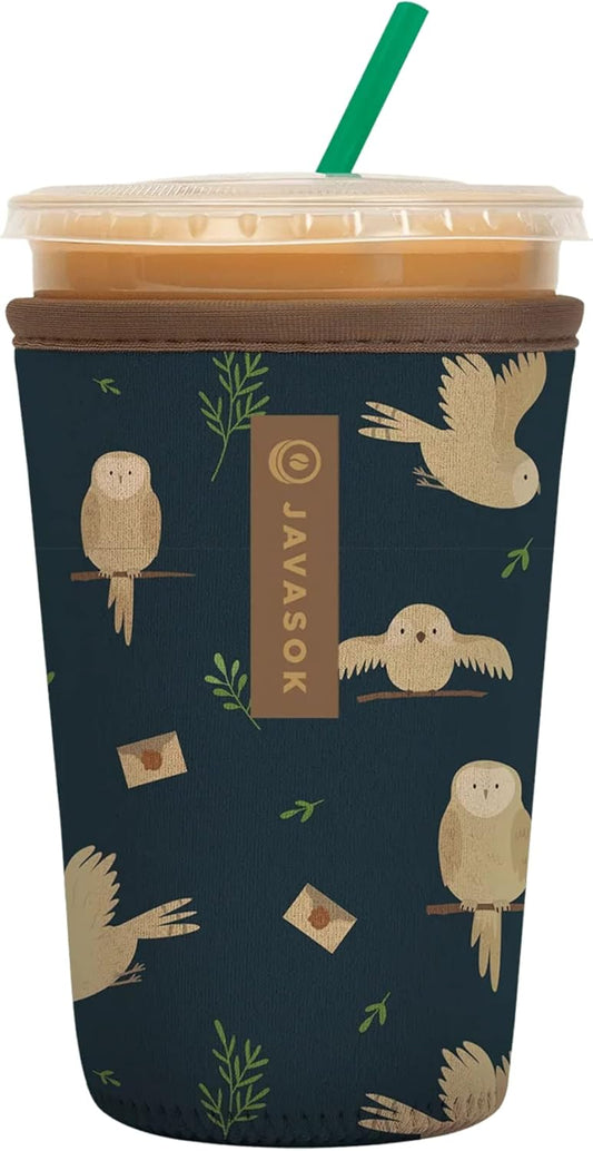Sok It JavaSok Iced Coffee & Cold Soda Insulated Neoprene Cup Sleeve (Acceptance Letter, Medium: 22-28oz)