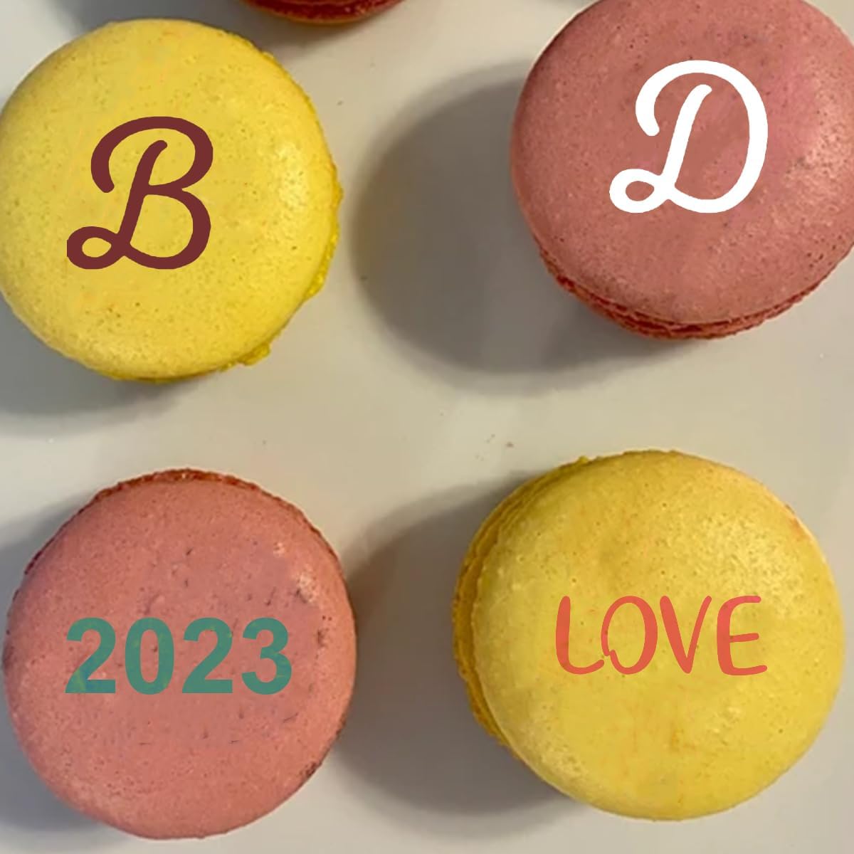 Alphabet Letter Stencils for Cookies Baking - 16 Pack Letter and Number Stencil Templates for Cakes Cookies Baking, Reusable Letter Stencils for Wood Crafts Painting & Cake Cookie Airbrush Decorating