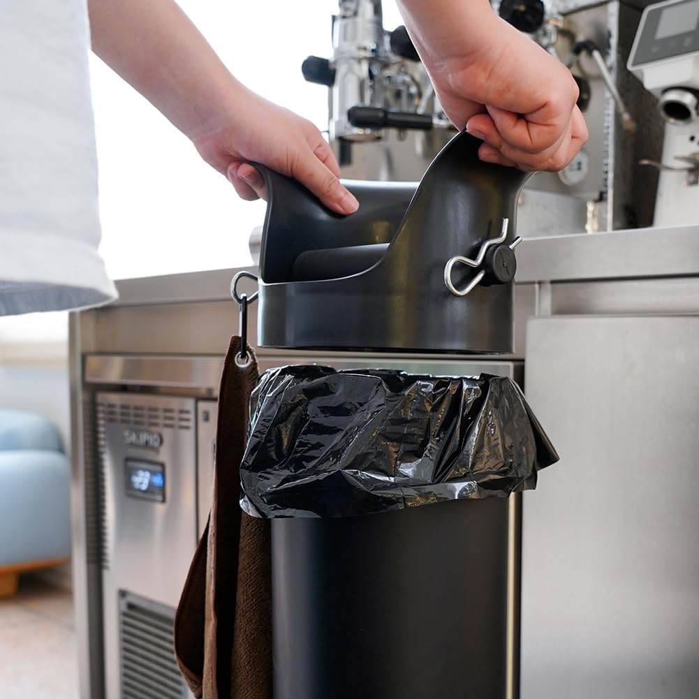 watchget Espresso Knock Box Garbage Bag Commercial Floor Standing Espresso Dump Bin Large Heavy Duty Thick Liners Coffee Shop Accessories 100Pcs