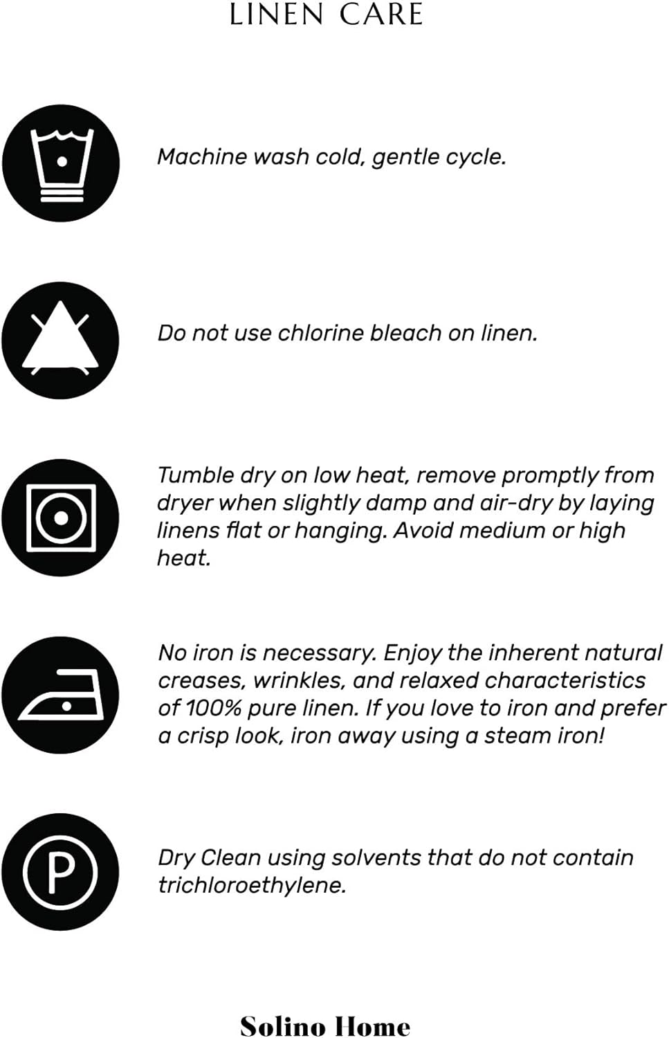 Solino Home Linen Kitchen Apron for Men & Women - 100% Pure Linen Blue/Navy Bib Apron with Front Pockets - Handcrafted from European Flax