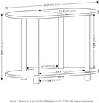 Furinno Turn-N-Tube Display Shelf, 4-Tier Oval Book Shelf, Storage Shelves - Image 2
