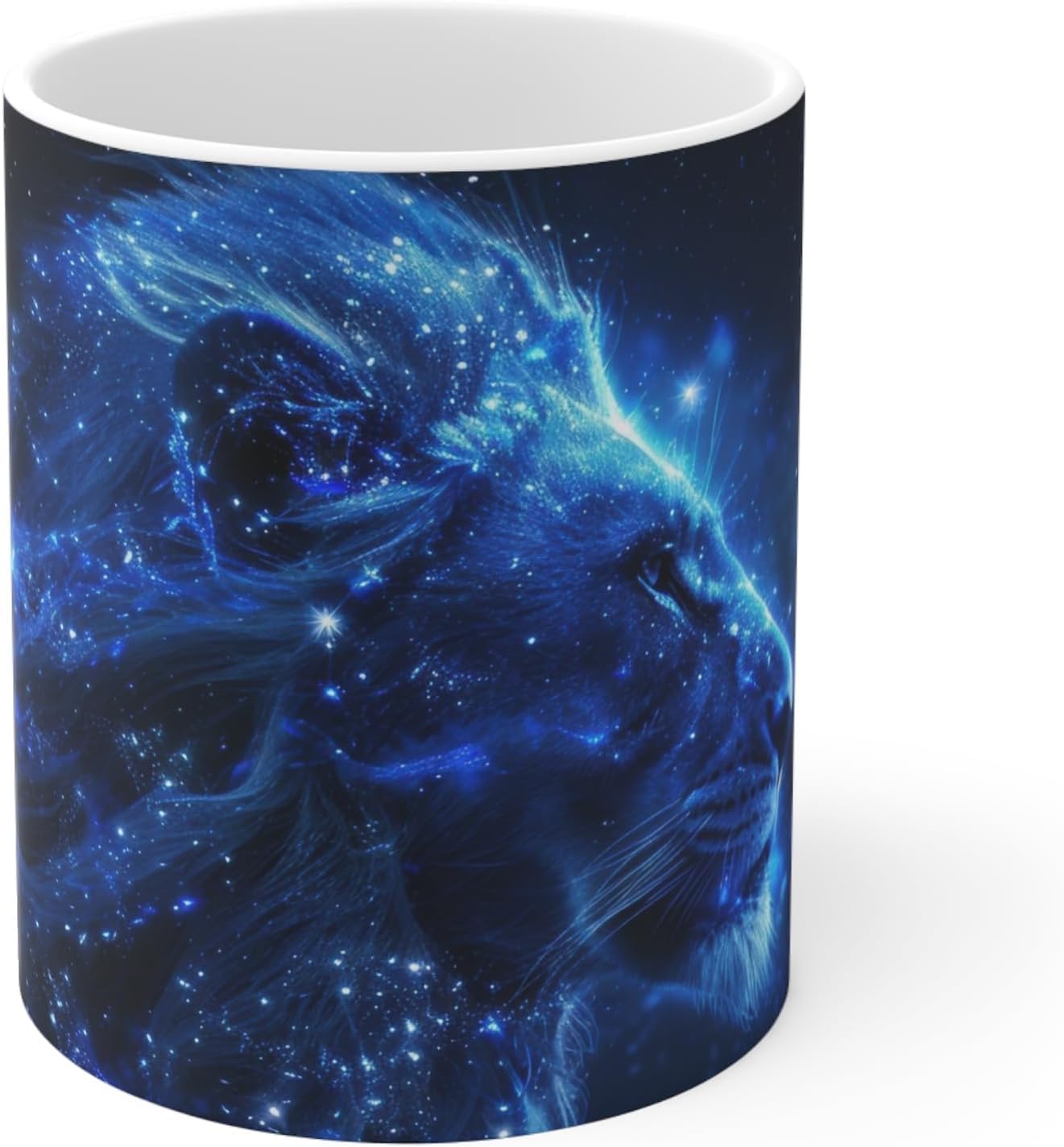 11 OZ Novelty Coffee Mugs - Christmas Gift (Lion Themed Mug)