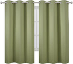 LEMOMO Sage Green Thermal Blackout Curtains/38 x 63 Inch/Set of 2 Panels Room - Image 2