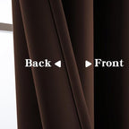 IGEMAEVE Blackout Sliding Door Curtains 108 Inch Length, Extra Wide Room - Image 3