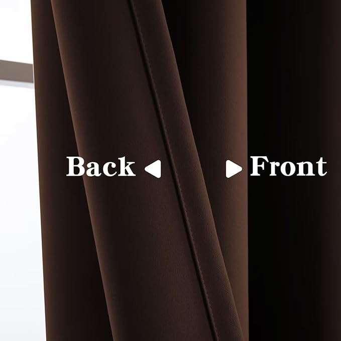 IGEMAEVE Blackout Sliding Door Curtains 96 Inch Length, Extra Wide Room Divider - Image 3
