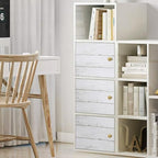 Wood Contact Paper White Gray 17.7"X 275"Thickened Peel and Stick Wallpaper - Image 6
