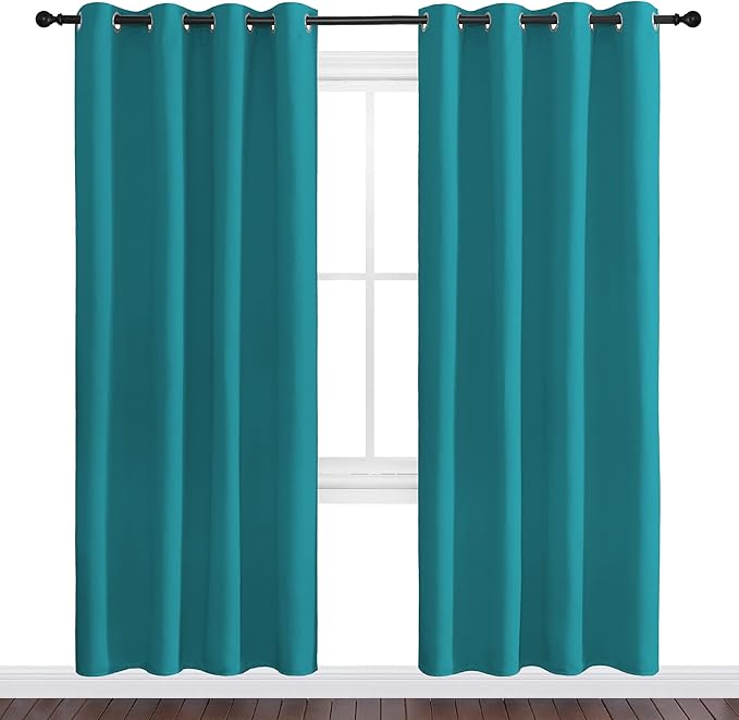 NICETOWN Room Darkening Curtains 78 inch Length 2 Panels, Thermal Insulated - Image 2