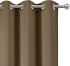 LEMOMO Brown Thermal Blackout Curtains/42 x 72 Inch/Set of 2 Panels Room - Image 7