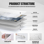 10pcs Thick Marble Peel and Stick Waterproof Wall Panels, Heat-Resistant - Image 5