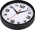 Wall Clock Silent Non-Ticking 10 Inch Clocks Battery Operated Large Numbers - Image 4