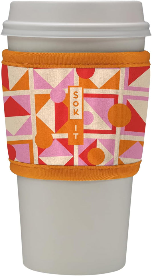 Sok It HotSok Coffee & Tea Reusable Insulated Neoprene Cup Sleeve (Take Shape)