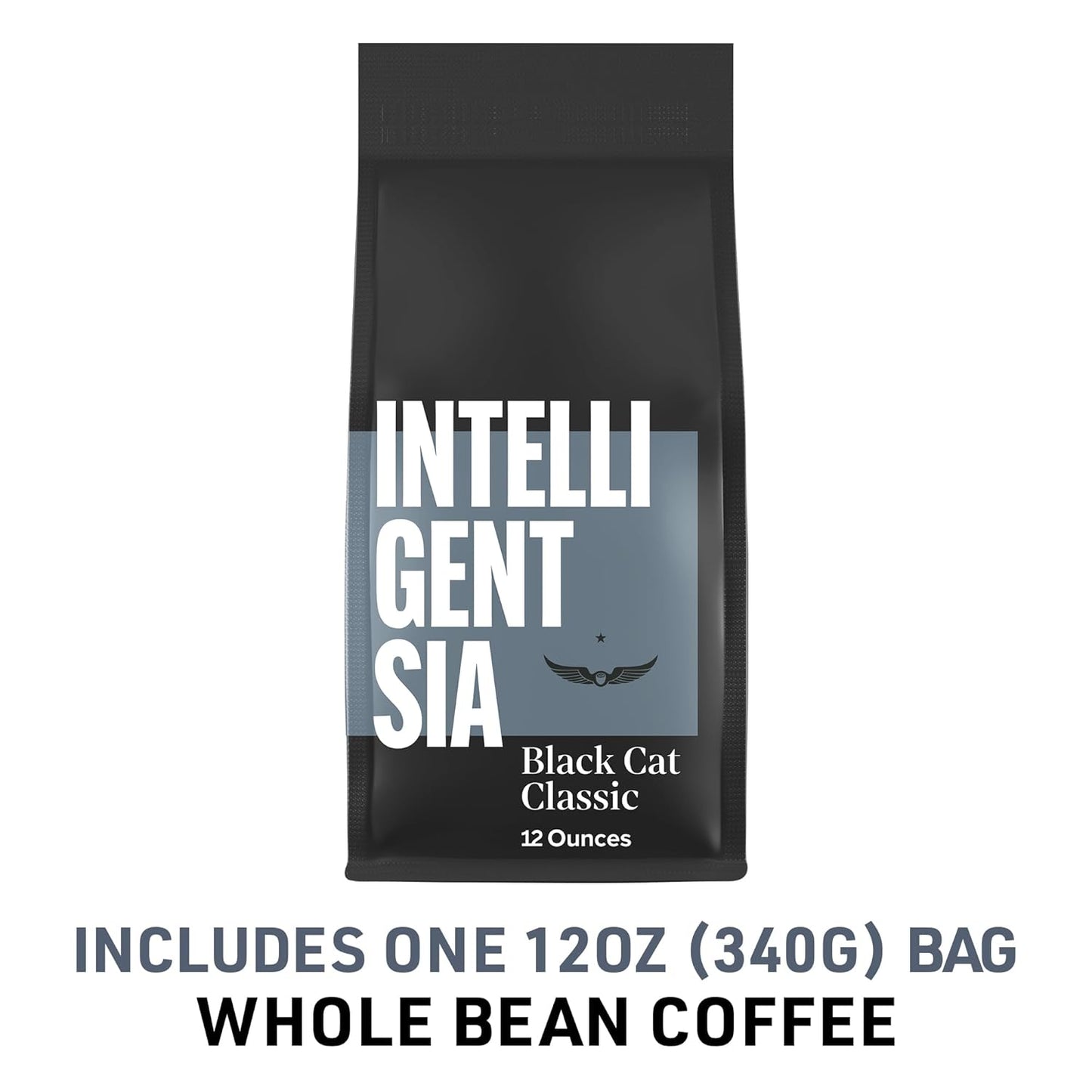 Intelligentsia Coffee, Light Roast Whole Bean Coffee - Black Cat Classic Espresso 12 Ounce Bag
