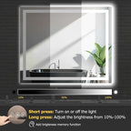 Hivone 48X40 LED Bathroom Mirror - Image 7