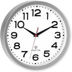 Roymnie Atomic Wall Clock 14 Inch, Modern Clock Battery Operated Classic Analog - Image 2