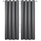 LEMOMO Blackout Curtains 52 x 90 Inch Long Frost Grey Curtains Set of 2 Panels - Image 2