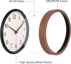 Topkey 12 Inch Silent Wall Clock - Image 4
