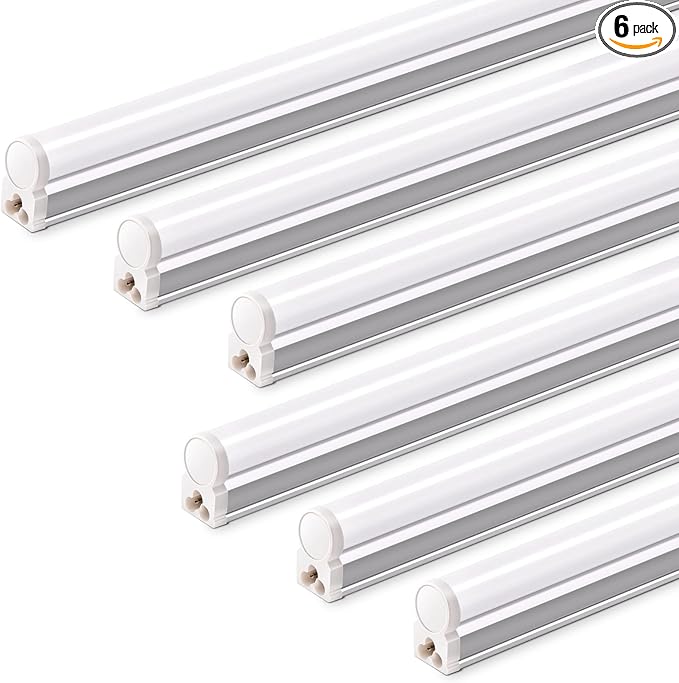Barrina T5 4FT LED Shop Light, 5000K Daylight White, 20W Utility Light Fixture by Barrina