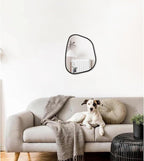 Irregular Asymmetrical Mirror Wall Mounted, Unique Vanity Mirror, Shaped - Image 3