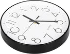 Wall Clock 12 Inch Silent Non-Ticking Modern Wall Clocks Battery Operated - Image 4